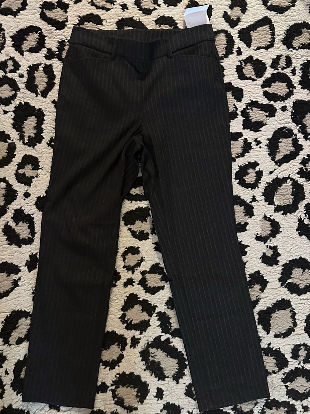 Rafaella Dark Grey Pinstripe Women’s Dress Pants